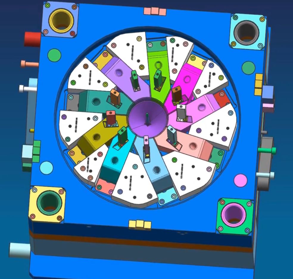 加工中心這套葉輪模具如何設計？如何脫模？(圖3)